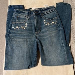 Abercrombie size 26R jeans; worn once; in excellent condition